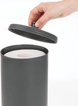 mDesign Freestanding Toilet Paper Holder - Antraciet