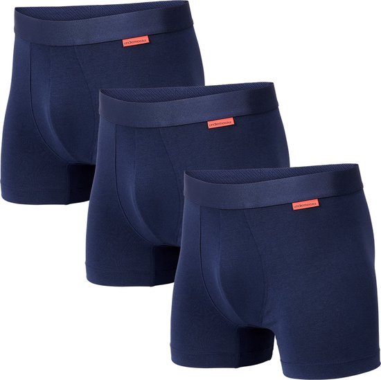 Undiemeister - Boxershort multipack - Boxershort heren - Ondergoed - Gemaakt van Mellowood - Onderbroek mannen - Boxer briefs - Storm Cloud (blauw) - 3-pack - 3XL