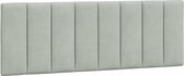vidaXL-Coussin de tête de lit-120-cm-velours-gris clair