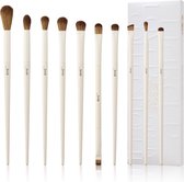 Kwastenset, oogkwast, oogmake-up, kwastenset, professionele 10 stuks, make-upkwasten, make-upkwasten, cosmetica-kwastenset, eyeliner-kwasten, oogkwasten, oogkwasten, set