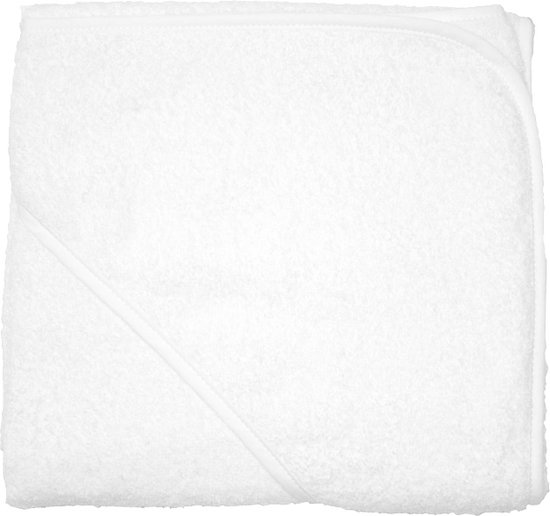 Cape de bain Uni Luxe 75x75 cm Blanc