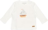 Little Dutch T-Shirt Sailboat White 68
