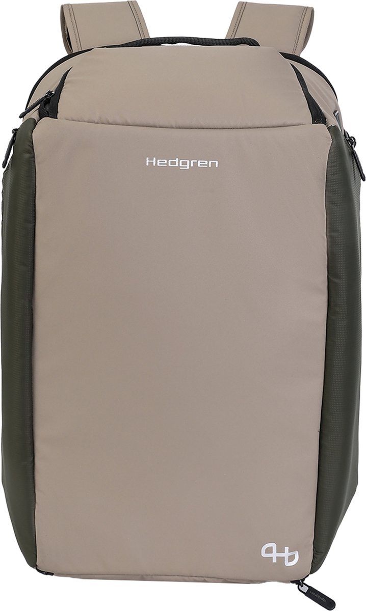 Hedgren Rugzak Reistas Turtle Backpack / Duffle 15,6'' RFID Cabin Size Vintage Beige Eco Taupe