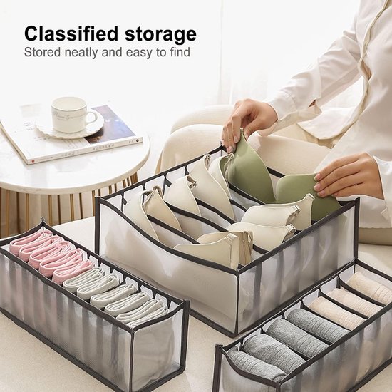 LAJIAKE Set van 8 lade-organizers geschikt voor PAX kledingkast 100 x 58 cm opvouwbare lade-inzet voor kleding en kinderkleding, modulair design, stabiel, roze