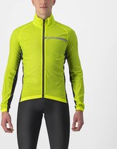 Castelli SQUADRA STRETCH veste cycliste ELECTRIC LIME/DARK GREY - Homme - Taille XL