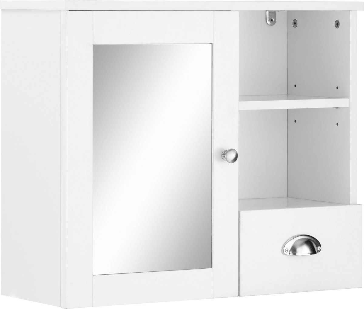 Kira-Kast - Spiegel/Deur/Lade - Wit