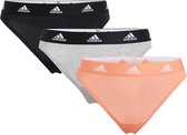 Adidas Sport THONG (3PK) Caleçons pour femmes - multicolore - Taille L