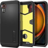 Spigen Tough Armor Hoesje voor de Samsung Galaxy Xcover 7 - Back Cover met Kickstand Zwart