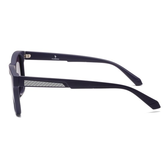 Flamengo® Eyewear Zonnebril Azure Matte - rubber frame blauw grijs - blauwe grijze glazen - Sunglasses - Festival - Wintersport - Strand - Ski zonnebril - UV400 - Gepolariseerd - Geschikt voor dames/heren - Stijlvol Design - incl. brillenzakje van FLAMENGO — afbeelding 5