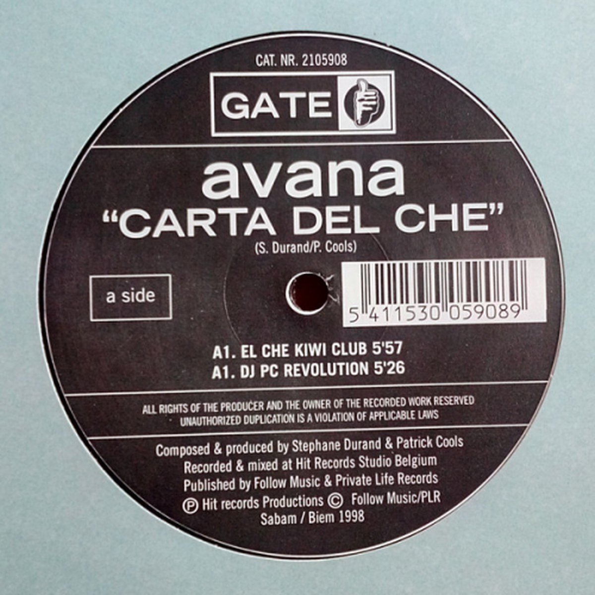 Avana - Carta Del Che