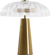 Light&living Tafellamp 2L Ø40x51 cm FUNGO glas helder+goud