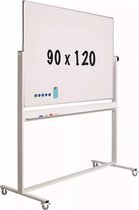 Mobiel whiteboard Acosta - Kantelbaar - Weekplanner - Maandplanner - Jaarplanner - Dubbelzijdig en magnetisch - 90x120cm