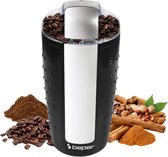 Beper Koffiemolen - Elektrische Koffiemolen - Koffiebonen Maler - Kruidenmolen - Coffee Grinder - Zwart