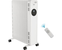 Midea olieradiator 2300W, luchtverhitter, energiebesparend, stil, elektrische kachel met 11 ribben,…