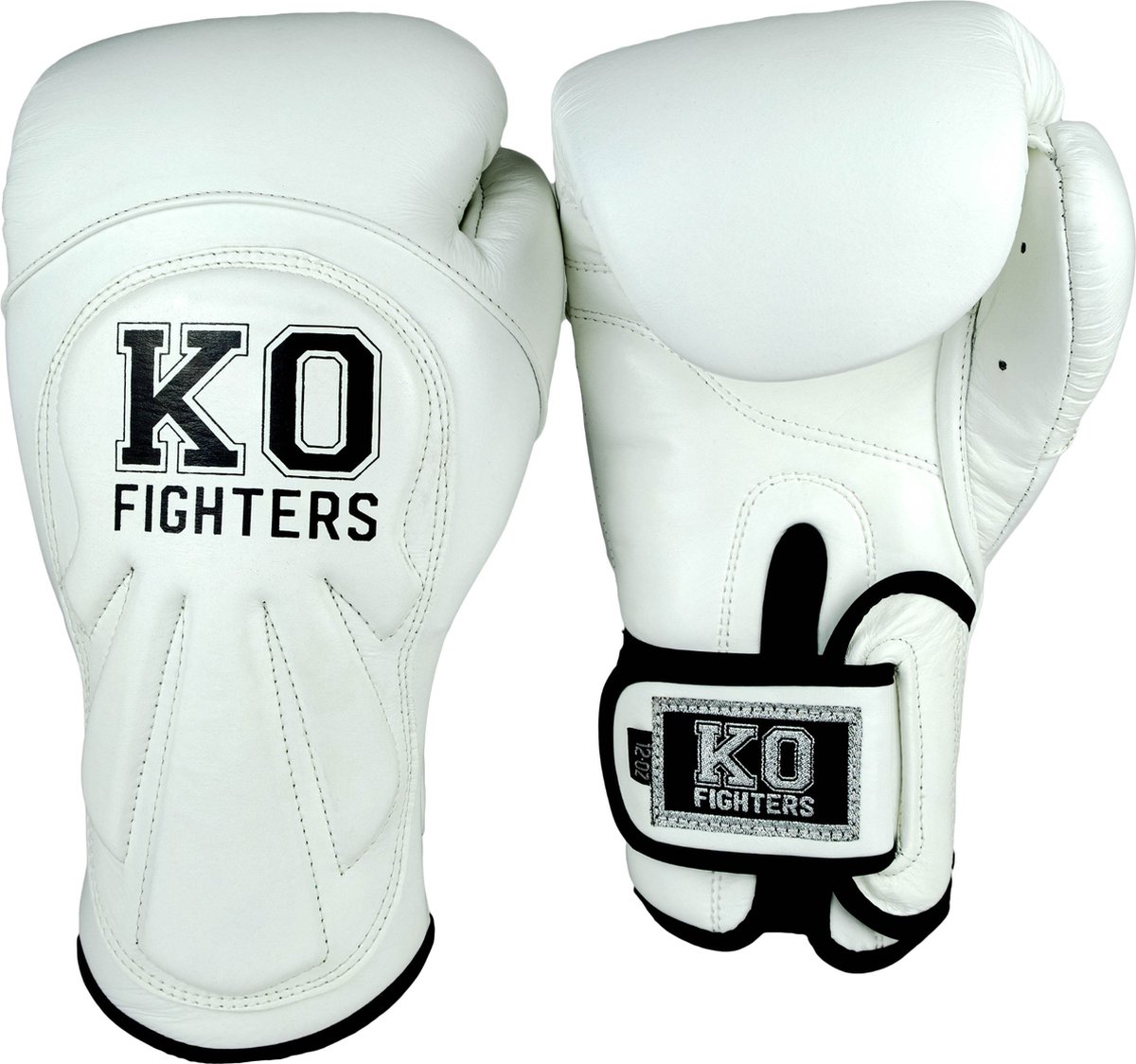 Punch Machine Leren Bokshandschoenen - Kickboks - Handschoenen - Set - Boksen - Volwassenen - Kinderen - 10oz - Wit