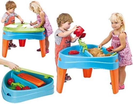 Watertafel Met Elektrische Pomp - Educatief Visspel - Sensorisch Speelgoed - Voor 3-8 Jaar - Camping, School & Picknick - PP-materiaal - 60x42,5x44 Cm