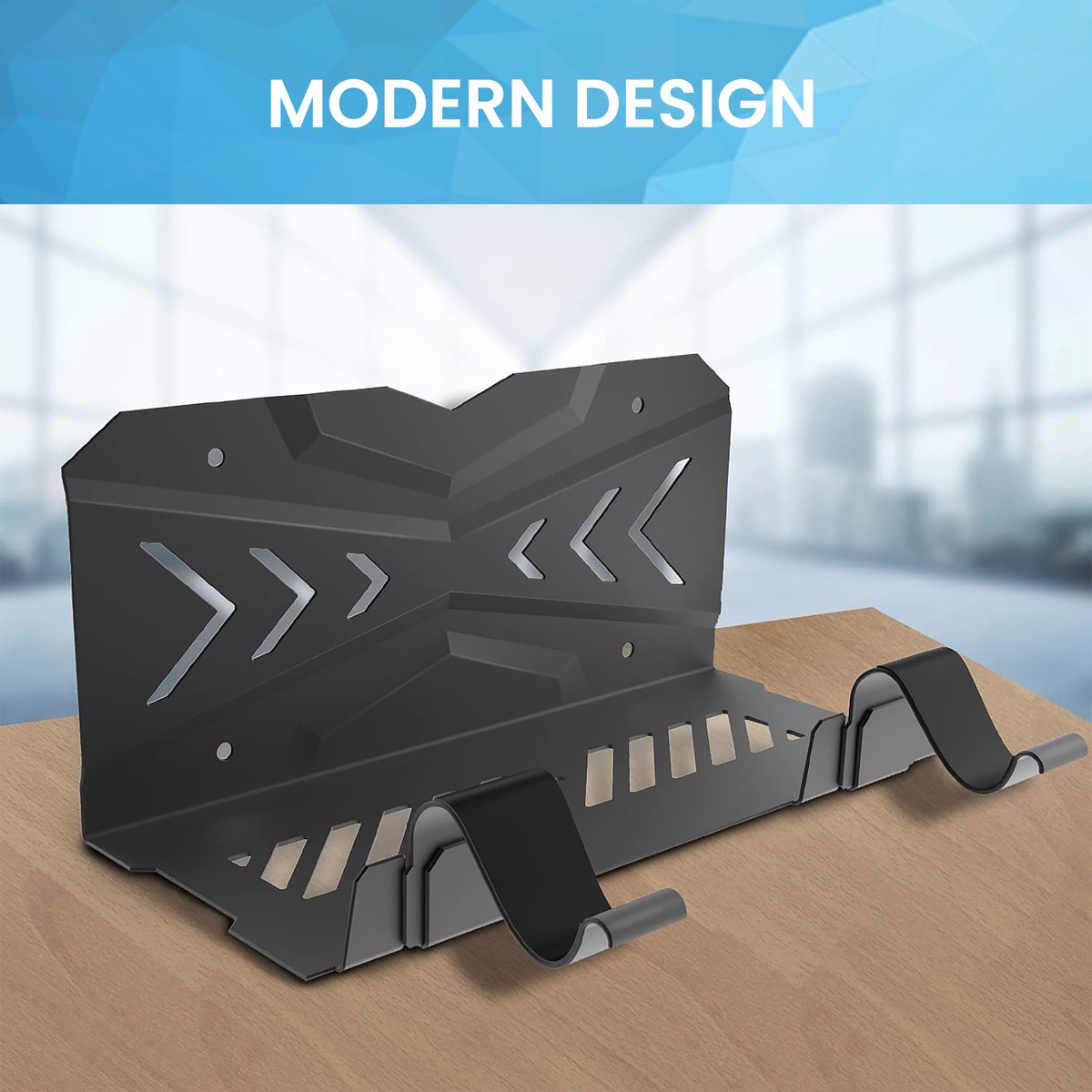 YONO Muurbeugel geschikt voor Playstation PS5 - Wall Mount - Houder DualSense Controller - Accessoires - Zwart – foto 8