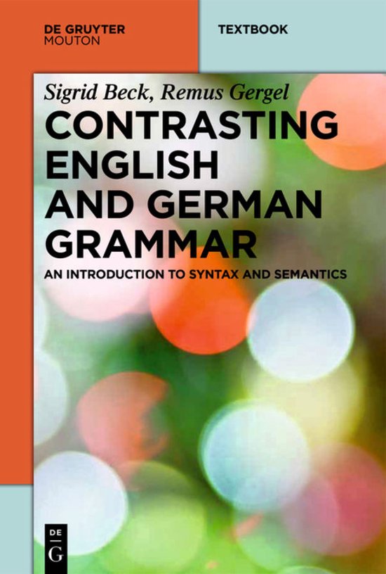 Contrasting English and German Grammar - cover