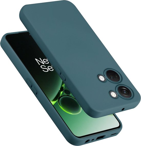 Cadorabo Case adapté pour OnePlus Nord 3 5G en VERT LIQUIDE - Housse de protection en silicone TPU flexible Case Cover