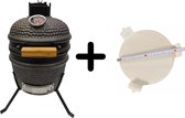Compleet - Own Grill 13 inch kamado barbecue met heatdeflector