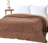 VISIMISI Sprei, katoen, bedsprei 240 x 260 cm, 3-delig dekbed met