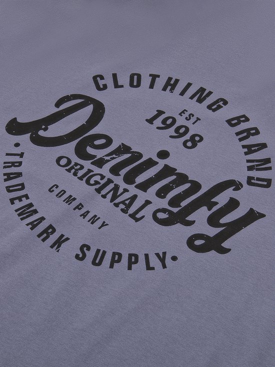 DENIMFY T-Shirt Homme DFNuri 4 Pack Regular Fit Multicolore XXL Col Rond Adultes