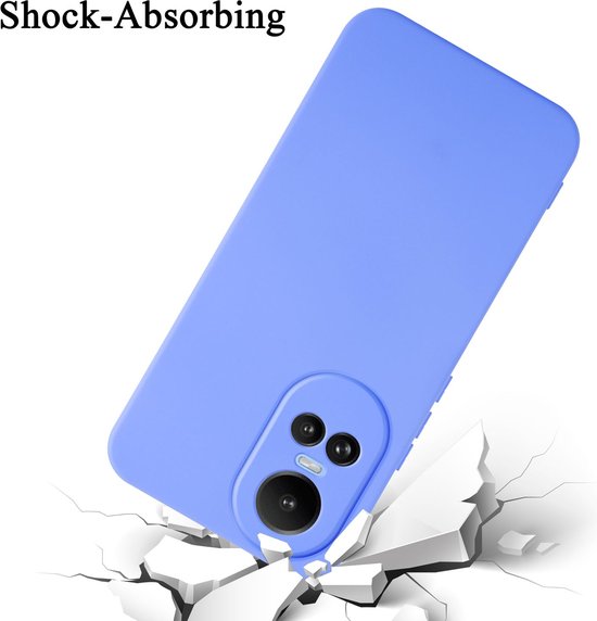 Cadorabo Coque adaptée pour OPPO Reno 10 5G / 10 Pro 5G en LIQUID LIGHT VIOLET - Housse de protection en silicone TPU flexible