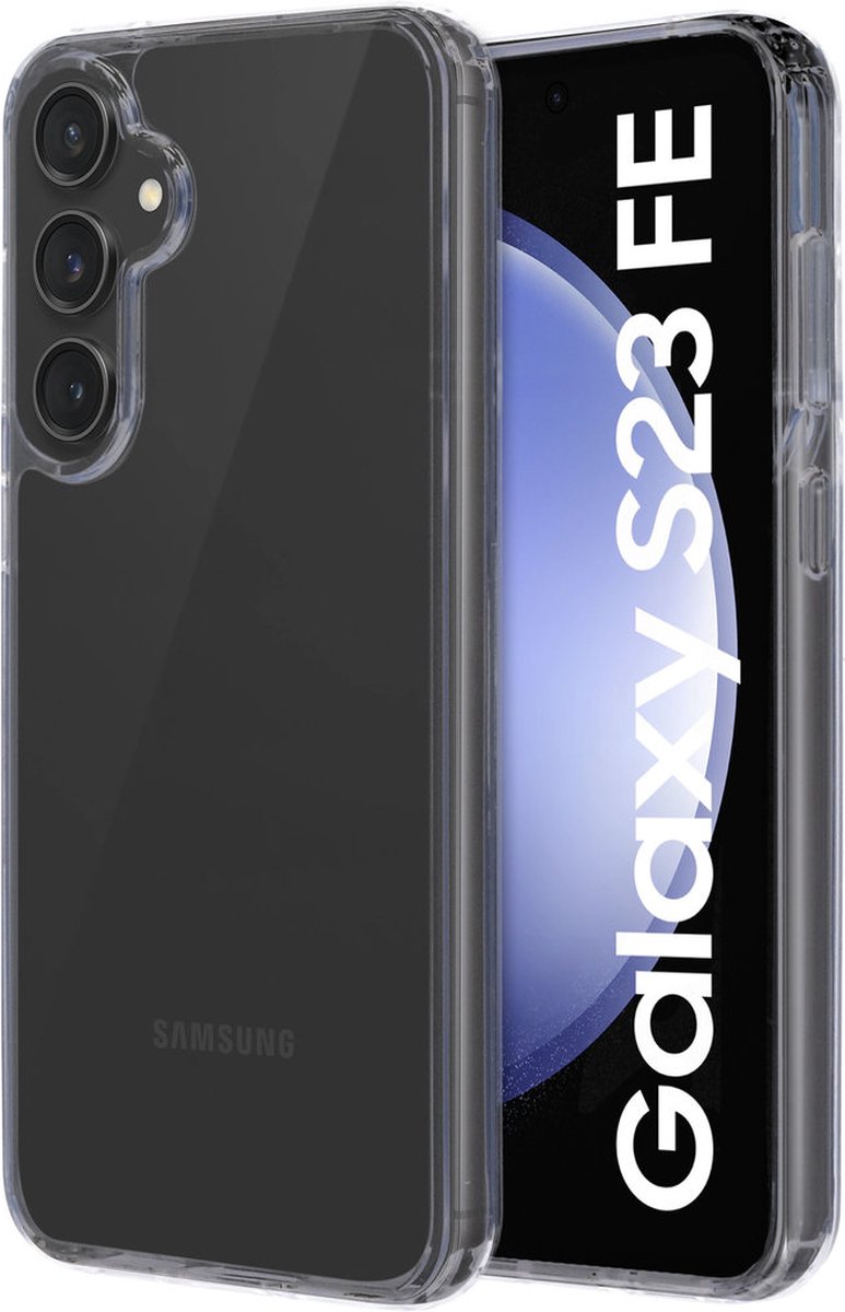 Mobiparts hoesje geschikt voor Samsung Galaxy S23 FE - Hardcover - Transparant