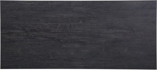 Bartafel 'Alexander' 180 cm Decor Donkerbruin - H 93 cm, Poten metaal 8x4 cm, blad , decor, ABS boord, - Top 36 mm