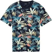 Tom Tailor T-shirt T Shirt Met Bloemen Print 1041858xx10 35436 Mannen Maat - XL
