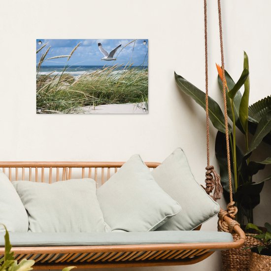 Décoration de jardin Plage - Vogel - Plantes - 60x40 cm - Poster jardin - Toile jardin - Poster extérieur