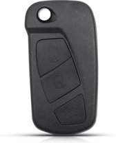 XEOD Klap Autosleutelbehuizing - sleutelbehuizing auto - sleutel - Autosleutel 3 Knops / Geschikt voor: Ford KA