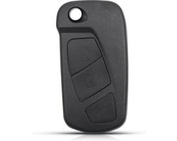 XEOD Klap Autosleutelbehuizing - sleutelbehuizing auto - sleutel - Autosleutel 3 Knops / Geschikt voor: Ford KA