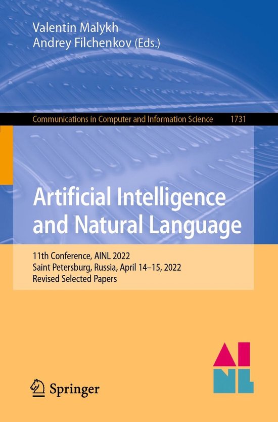 Springer Nature Proceedings Computer Science - Artificial In ... - cover