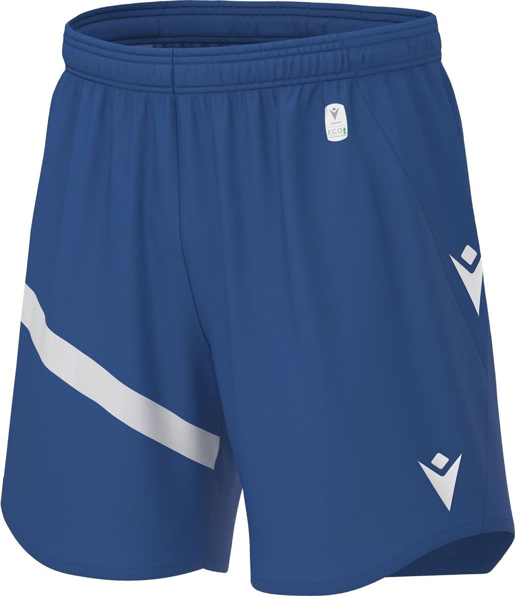 Macron Shen Eco Short Heren - Royal / Wit | Maat: S