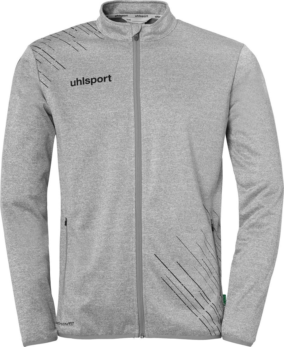 Uhlsport Score 26 Polyestervest Heren - Donkergrijs Gemeleerd / Zwart | Maat: 5XL