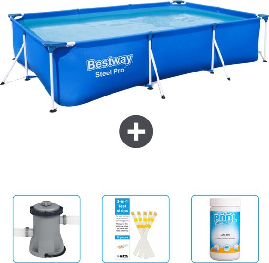 Interline Century stalen zwembad 1250 x 640 x 132 cm - incl. pakket