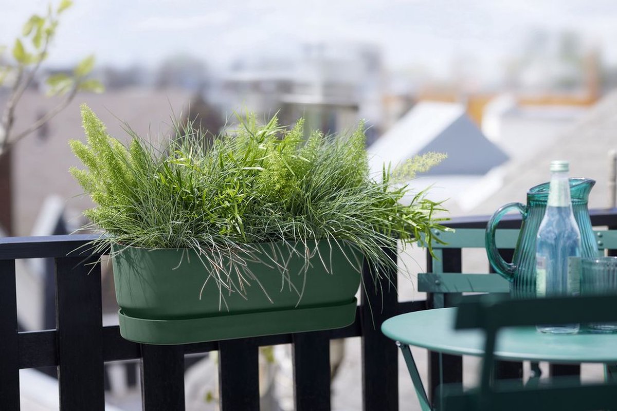 Elho Greenville Easy Balcony 52 - Balcony Planter with Hanging Bracket