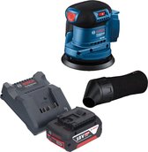 Bosch GEX 185-LI Professionele snoerloze excenterschuurmachine 18 V 125 mm borstelloos + 1x accu 5.0 Ah + lader