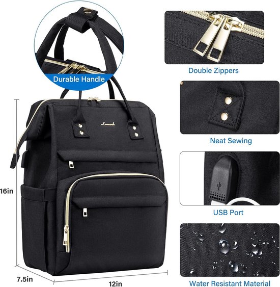 LOVEVOOK Laptoprugzak voor Dames, 17 inch Waterdicht Rugzak Dames Schoolrugzak voor Jongens en Tieners met Kleine Opbergtas, Grote Rugzakken voor Reizen School Universiteit Werk Grijs LOVEVOOK Laptoprugzak voor Dames, 17 inch Waterdicht Rugzak Dames Schoolrugzak voor Jongens en Tieners met Kleine Opbergtas, Grote Rugzakken voor Reizen School Universiteit Werk Grijs