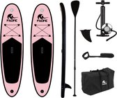Pack 2 x Planche de stand up paddle gonflable 285 cm 100 kg max - rose & rose - Pacific - Pack complet planche & accessoires