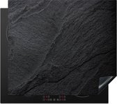 KitchenYeah® Inductie beschermer 60x52 cm - Beton print - Zwart - Industrieel - Kookplaataccessoires - Afdekplaat voor kookplaat - Inductiebeschermer - Inductiemat - Inductieplaat mat - Keuken decoratie