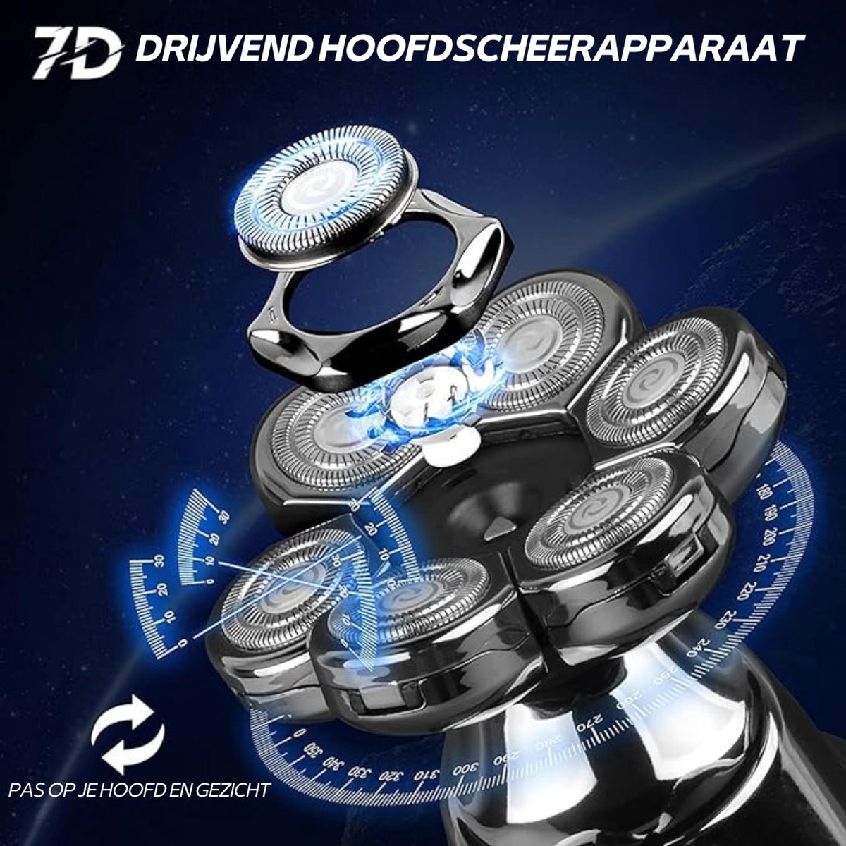 Apex CE Specialist 6-in-1 Hoofd Scheerapparaat Waterdicht - afbeelding 3