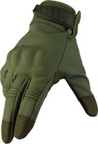 Jumada's - Militaire-Handschoenen - Werkhandschoenen - Veiligheidshandschoenen - Groen - Extra Large - Handbescherming - XL