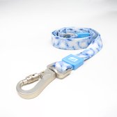 Luxe Halsband riem voor Honden-110Cm x2 Cm -Sky
