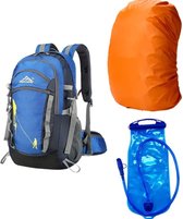 Avoir Avoir®-Multifunctionele Rugzak -Waterzak en Regenhoes -Blauw-35L Backpack-Hiking-Backpack- Backpacks-Complete Oplossing voor Outdoor Avonturen - Duurzaam en Comfortabel - Verkrijgbaar bij Bol.com