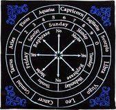 Pendelmat astrologie (30x30 cm)