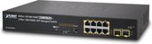 Planet GS-4210-8P2S netwerk-switch Managed Gigabit Ethernet (10/100/1000) Zwart 1U Power over Ethernet (PoE)