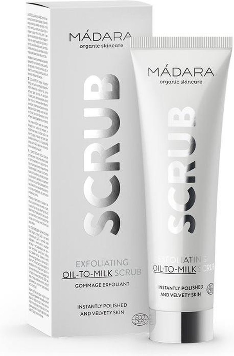 Goedkoopste MÁDARA Oil-To-Milk Scrub 60ml - exfoliant – verwijdert dode huidcellen