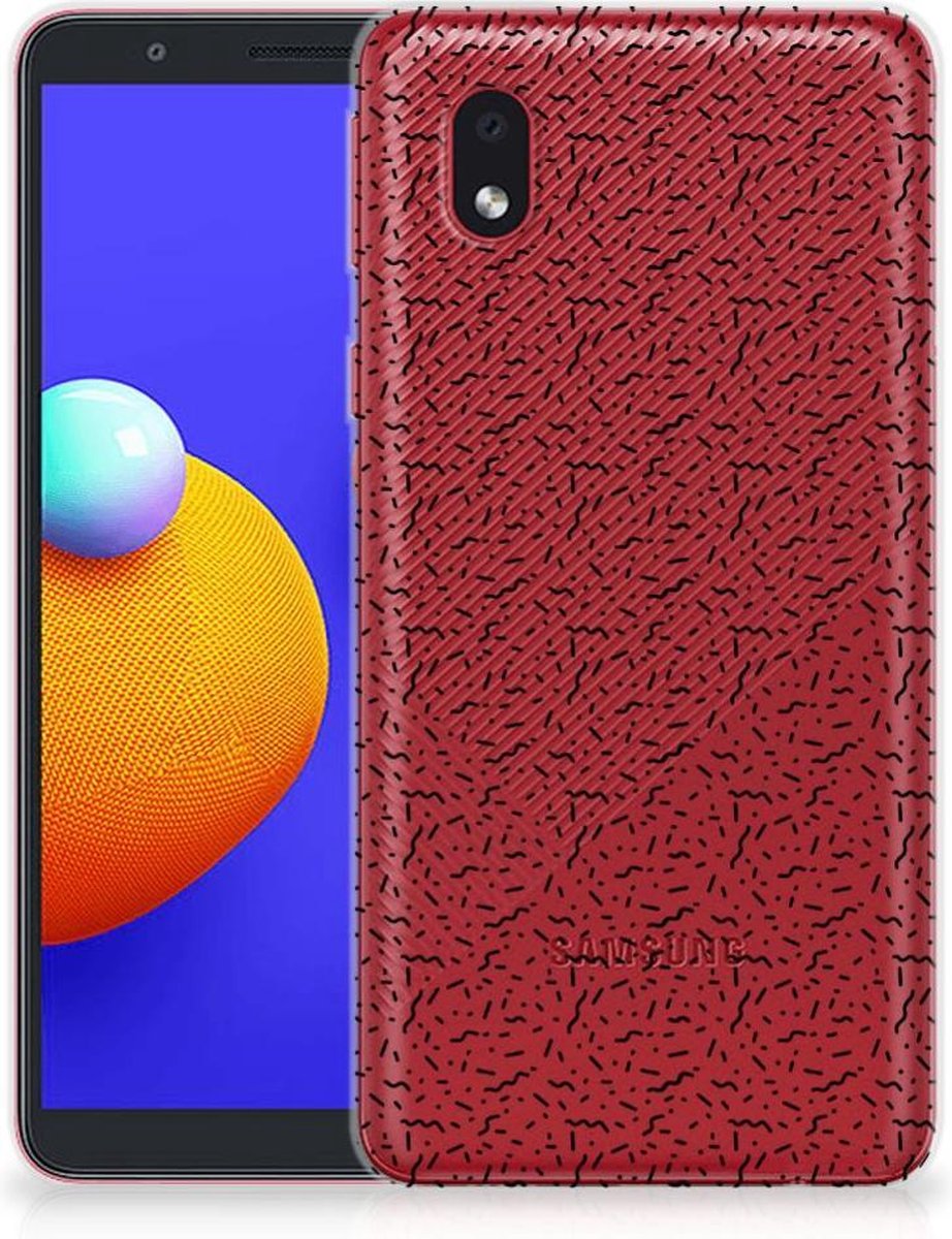 Samsung Galaxy A01 Core TPU bumper Stripes Dots